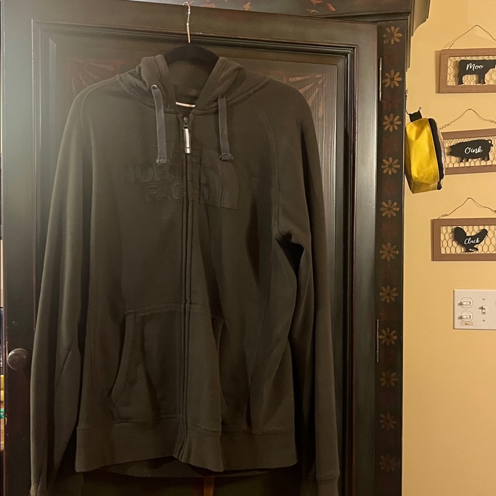 The North Face Dark Gray Full-Zip Hoodie